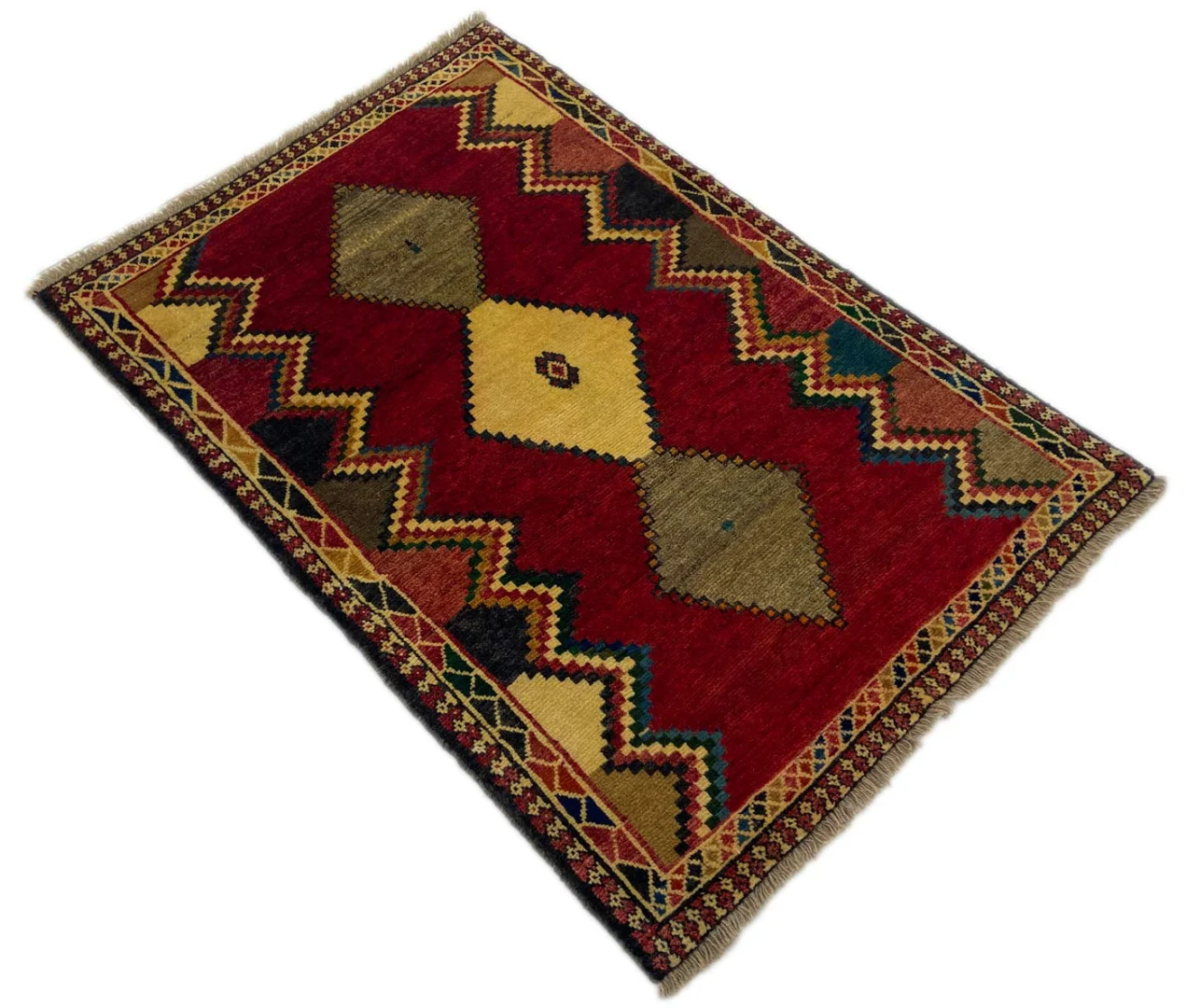 Perserteppich Fars Gabbeh 150 x 103 cm Schurwolle handgeknüpft