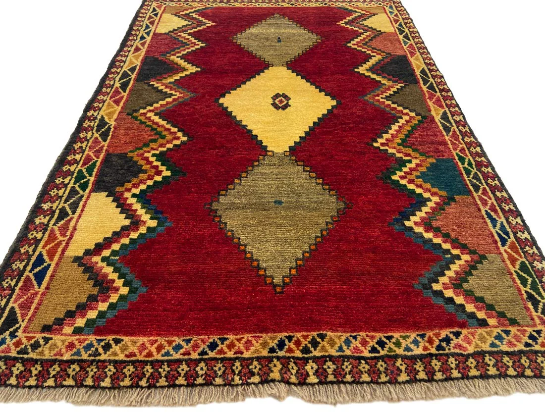 Perserteppich Fars Gabbeh 150 x 103 cm Schurwolle handgeknüpft