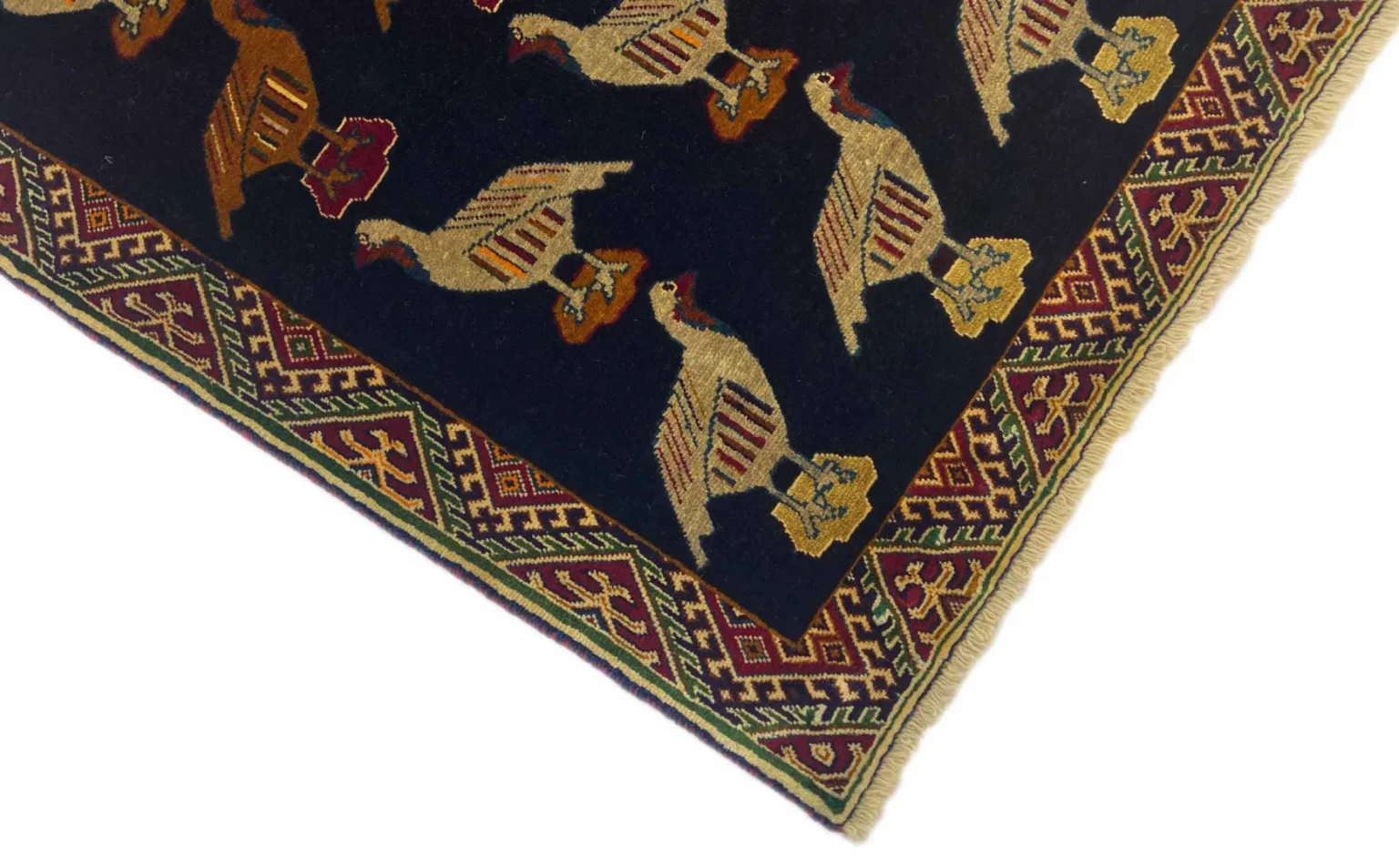 gabbeh-shuli-teppich-151-x-101-cm-ausgefallene-muster-ca-90000-180000-3 Perserteppich Fars Shuli 151 x 101 cm Wolle handgeknüpft