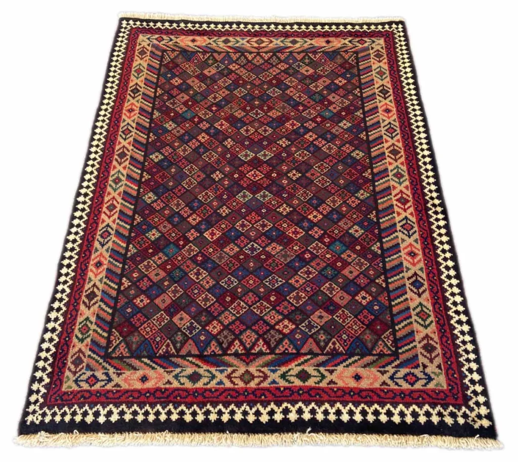 Perserteppich Fars 153 x 110 cm Schurwolle handgeknüpft