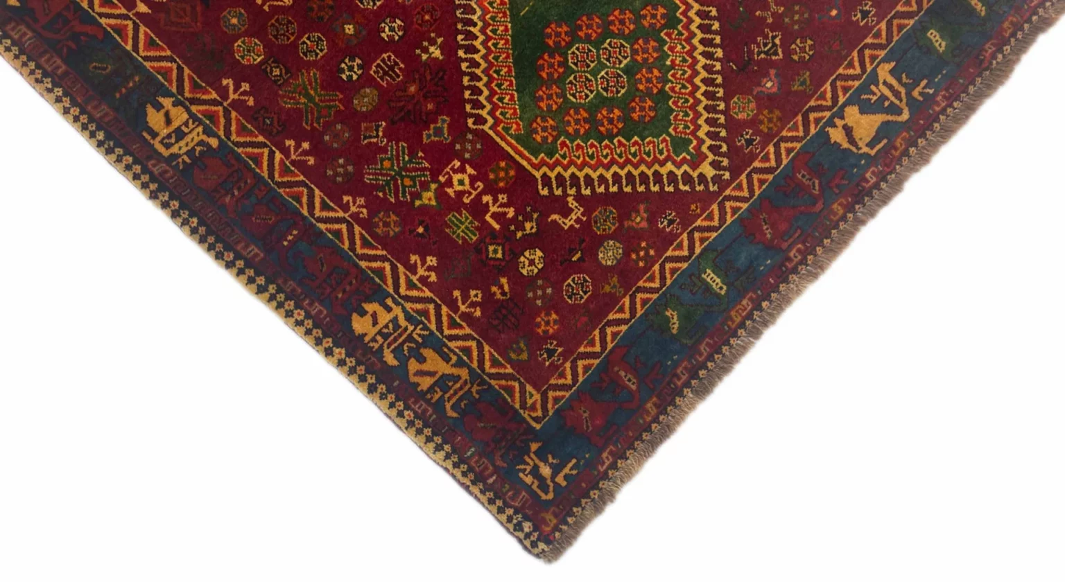 Perserteppich Fars 155 x 110 cm Schurwolle handgeknüpft