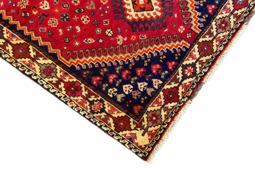 gabbeh-155-x-113-cm-knotendichte-90000-180000-m-ausgefallene-muster-3 Perserteppich Fars 155 x 113 cm Wolle handgeknüpft