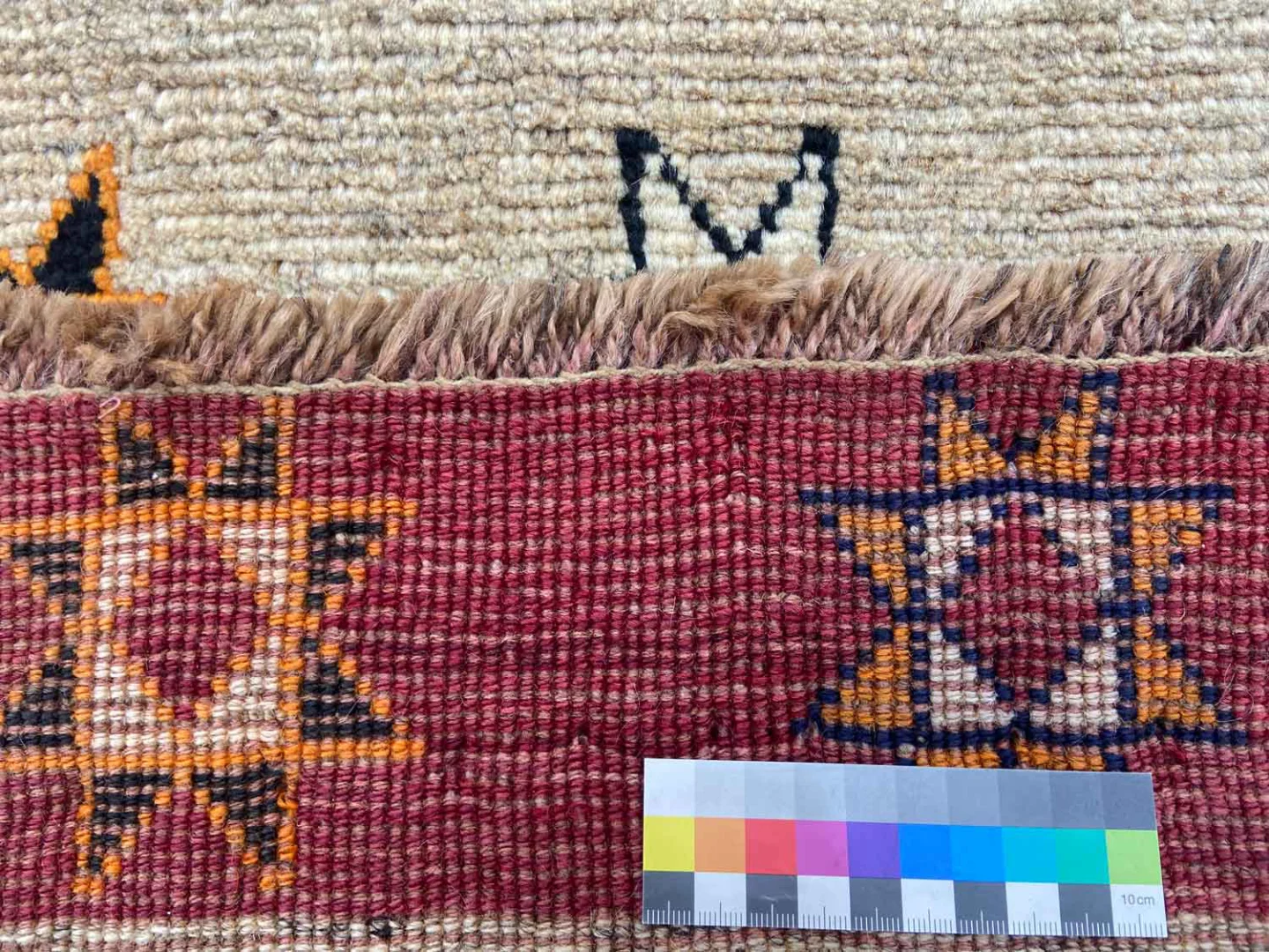 Perserteppich Gabbeh 155 x 112 cm Wolle handgeknüpft
