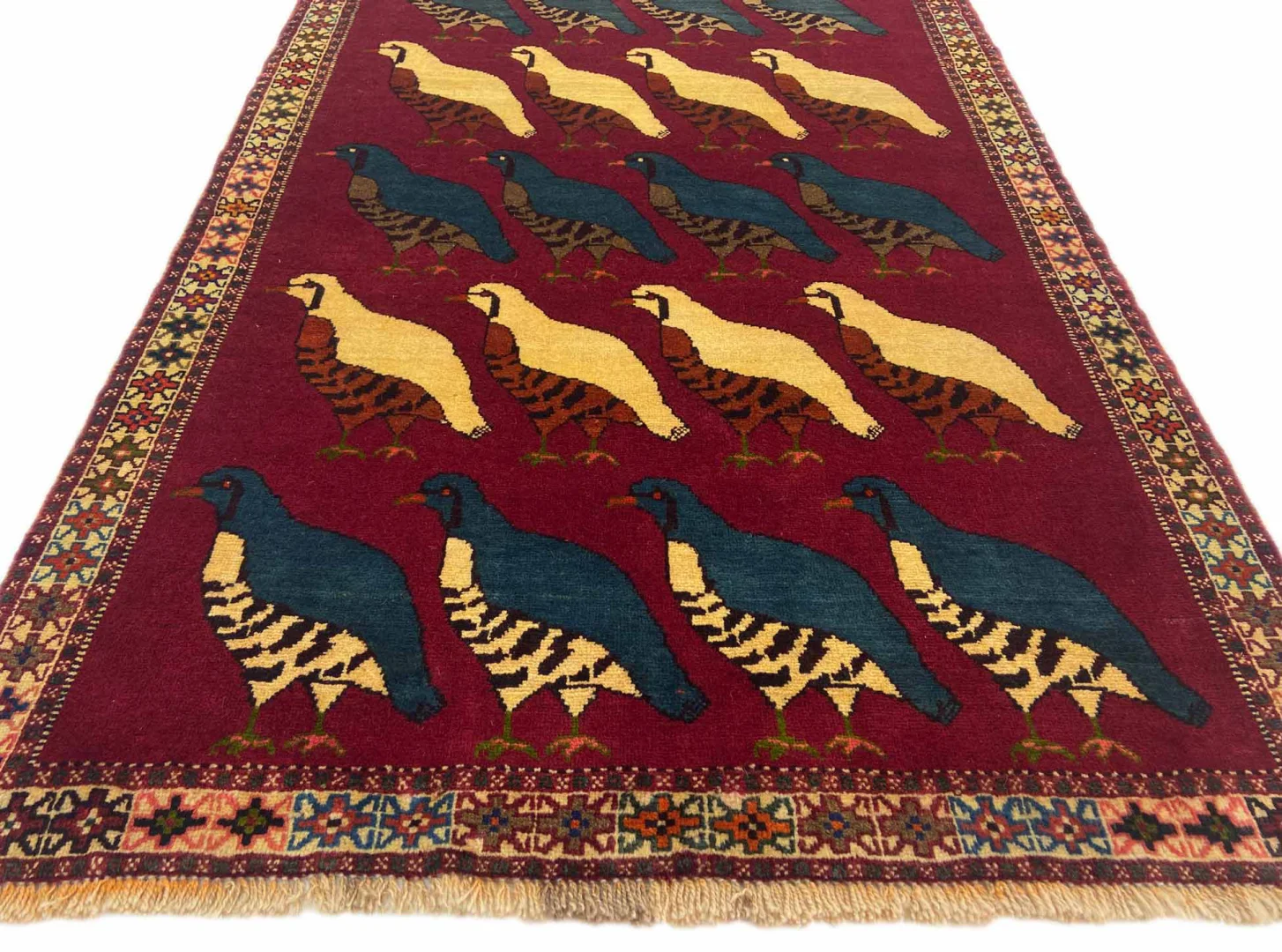 Perserteppich Fars 156 x 105 cm Schurwolle handgeknüpft
