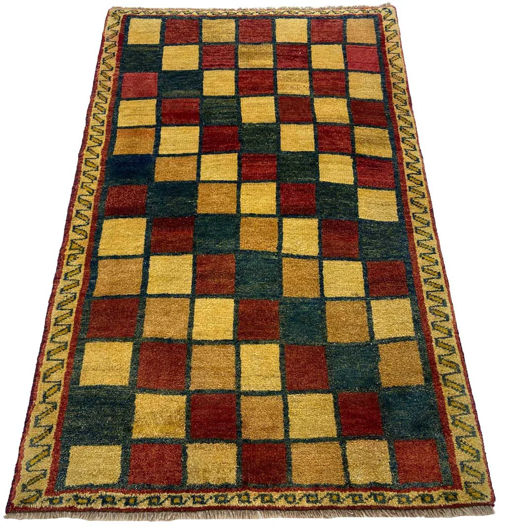 Perserteppich Gabbeh-Shuli 155 x 96 cm Wolle handgeknüpft