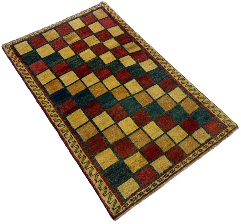 Perserteppich Gabbeh-Shuli 155 x 96 cm Wolle handgeknüpft