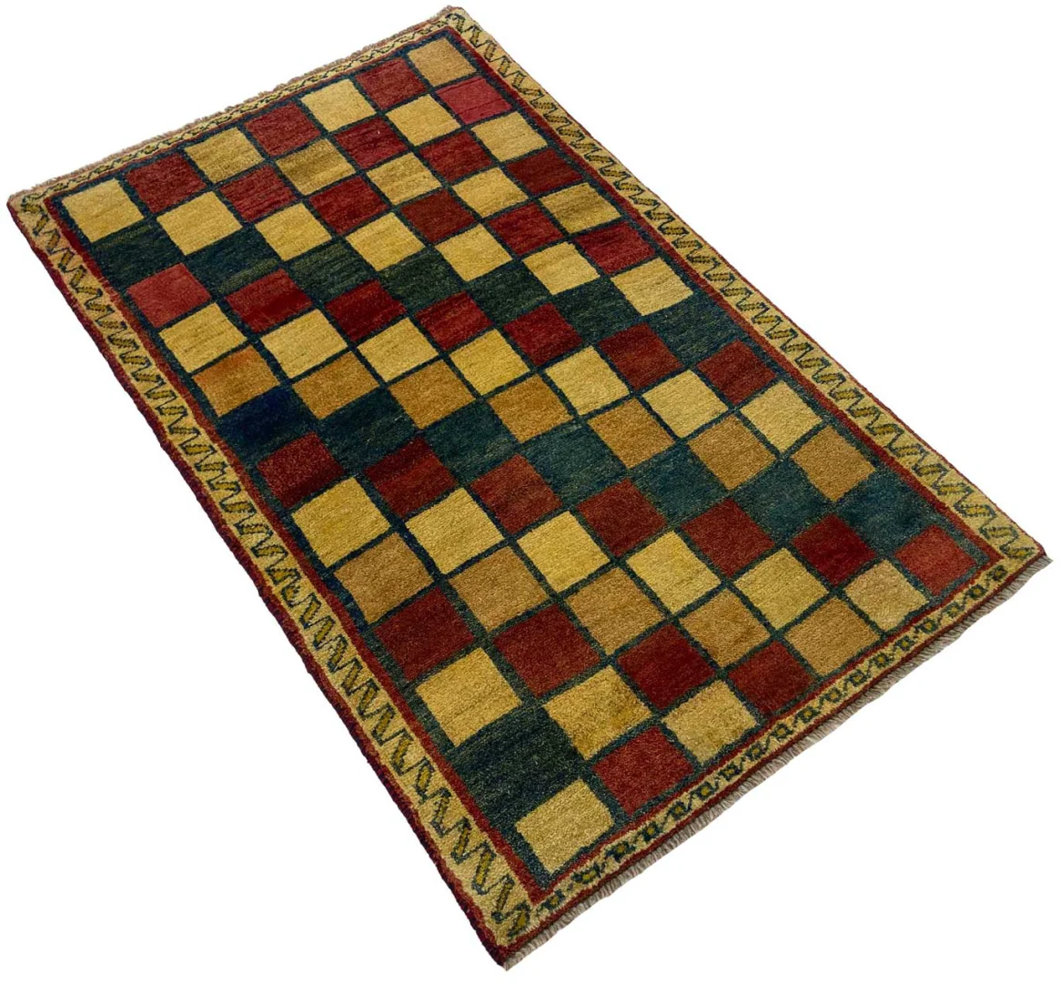 Perserteppich Gabbeh-Shuli 155 x 96 cm Wolle handgeknüpft