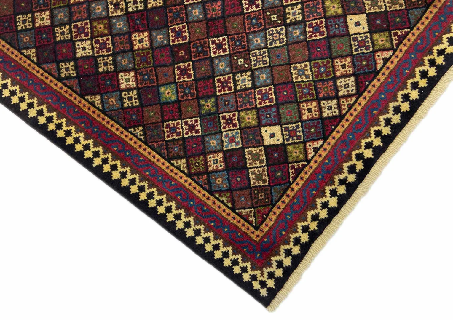 Perserteppich Gabbeh 158 x 107 cm Wolle handgeknüpft