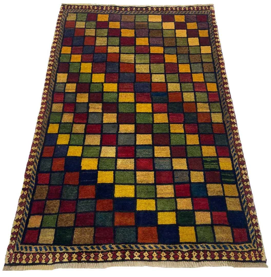 gabbeh-159-x-102-cm-ausgefallene-muster-knotendichte-90000-180000-m-1-1 Perserteppich Gabbeh 159 x 102 cm Schurwolle handgeknüpft