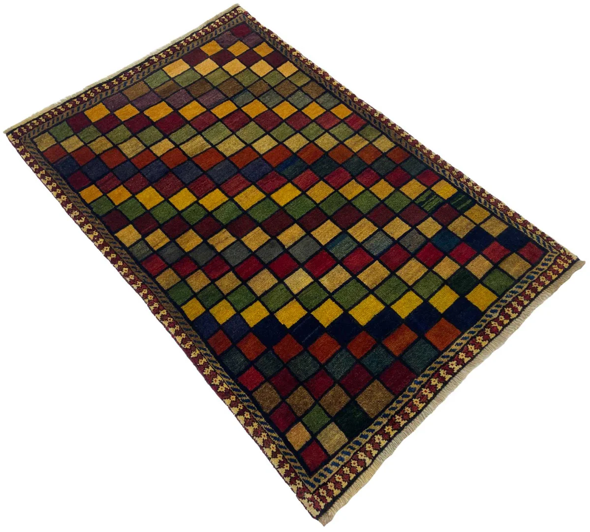 gabbeh-159-x-102-cm-ausgefallene-muster-knotendichte-90000-180000-m-1-2 Perserteppich Gabbeh 159 x 102 cm Schurwolle handgeknüpft