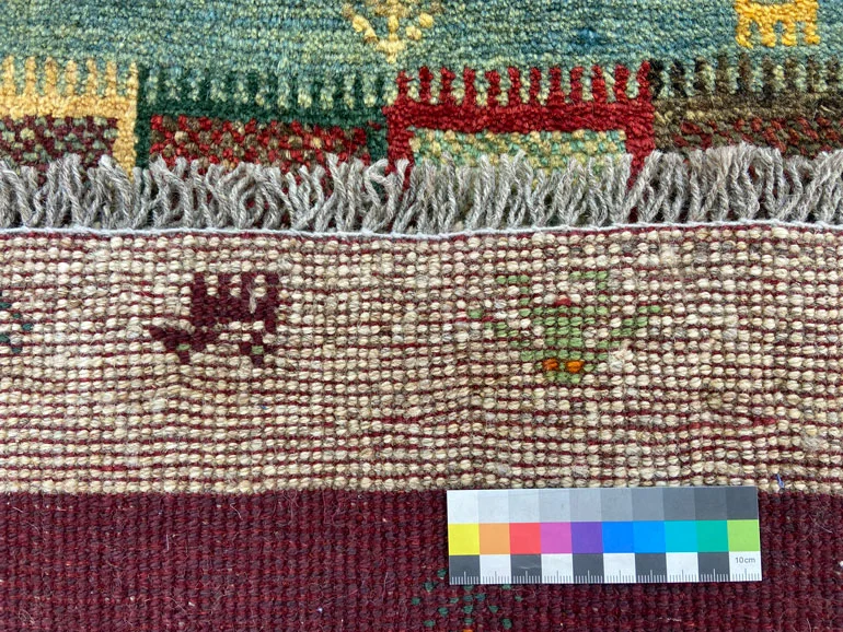 Perserteppich Fars Gabbeh 160 x 101 cm Schurwolle handgeknüpft