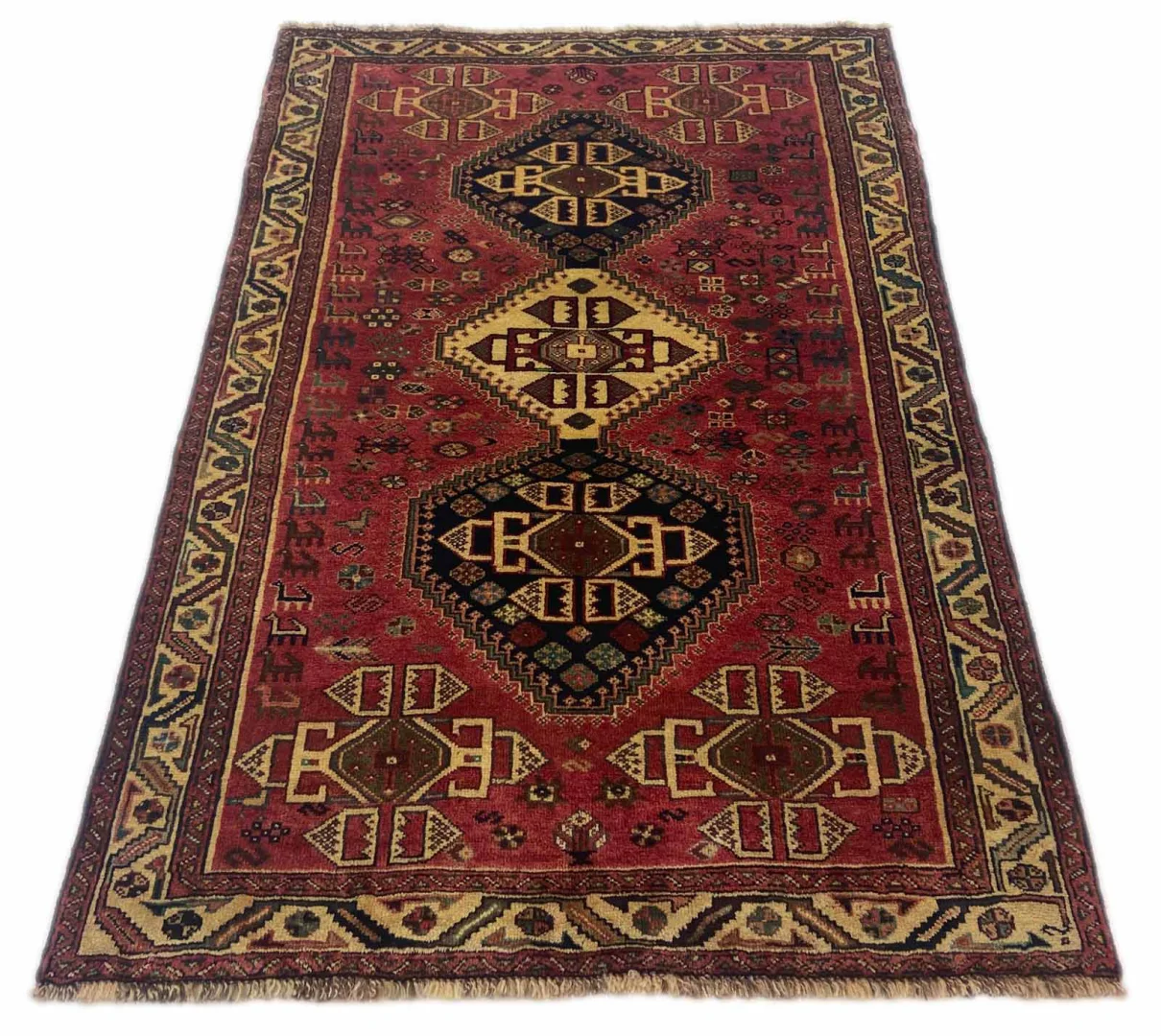 Perserteppich Fars 163 x 108 cm Schurwolle handgeknüpft
