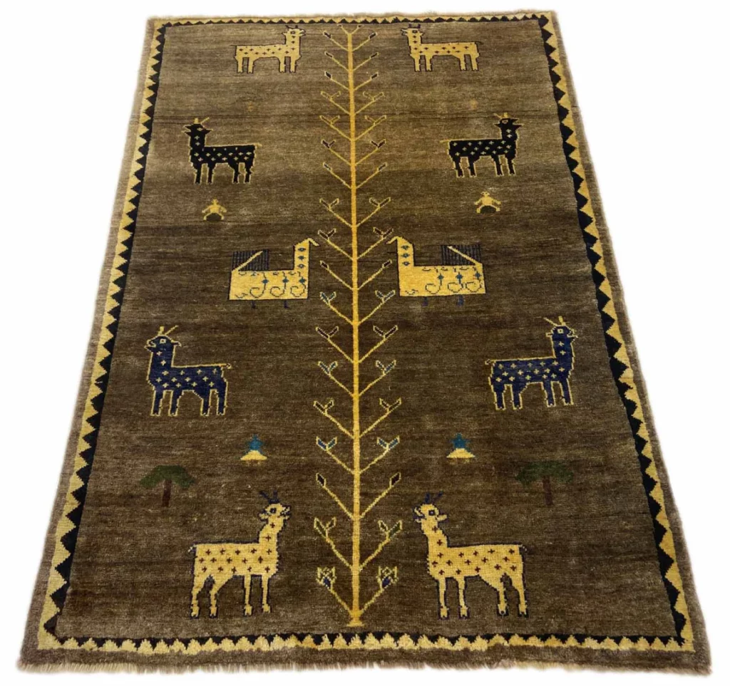 Perserteppich Fars 164 x 114 cm Schurwolle handgeknüpft