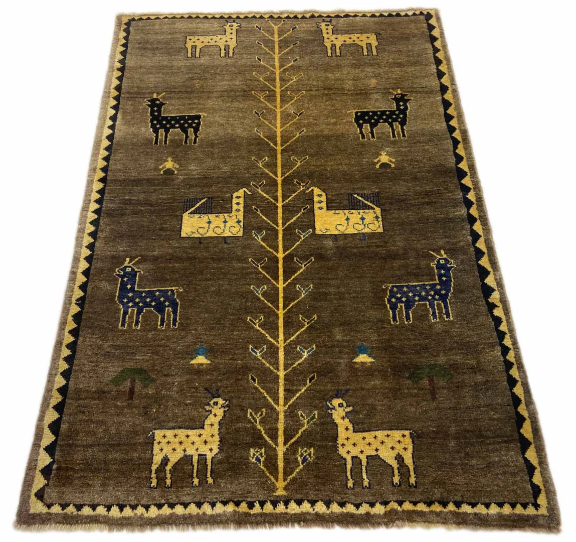 Perserteppich Fars 164 x 114 cm Schurwolle handgeknüpft