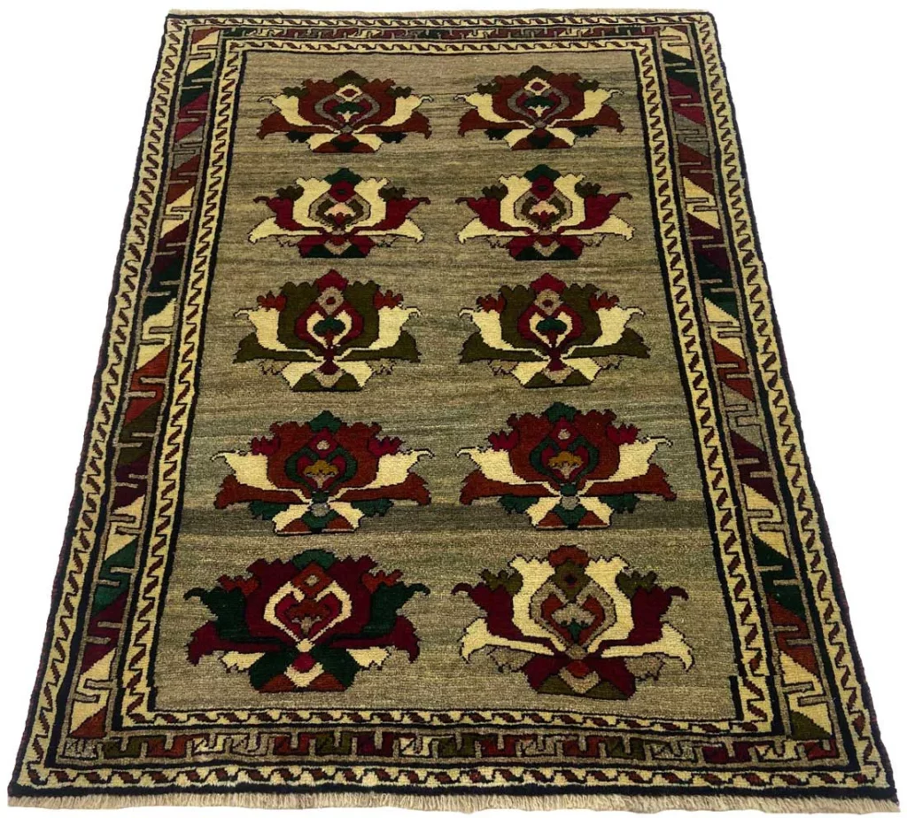 Perserteppich Fars Gabbeh 168 x 118 cm Schurwolle handgeknüpft