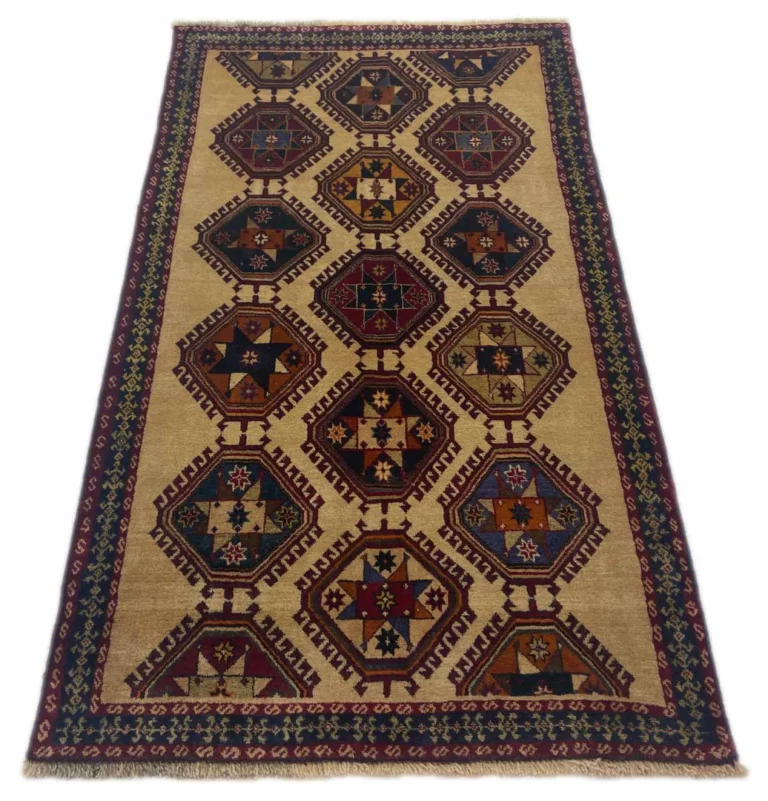 Perserteppich Fars 170 x 99 cm Schurwolle handgeknüpft