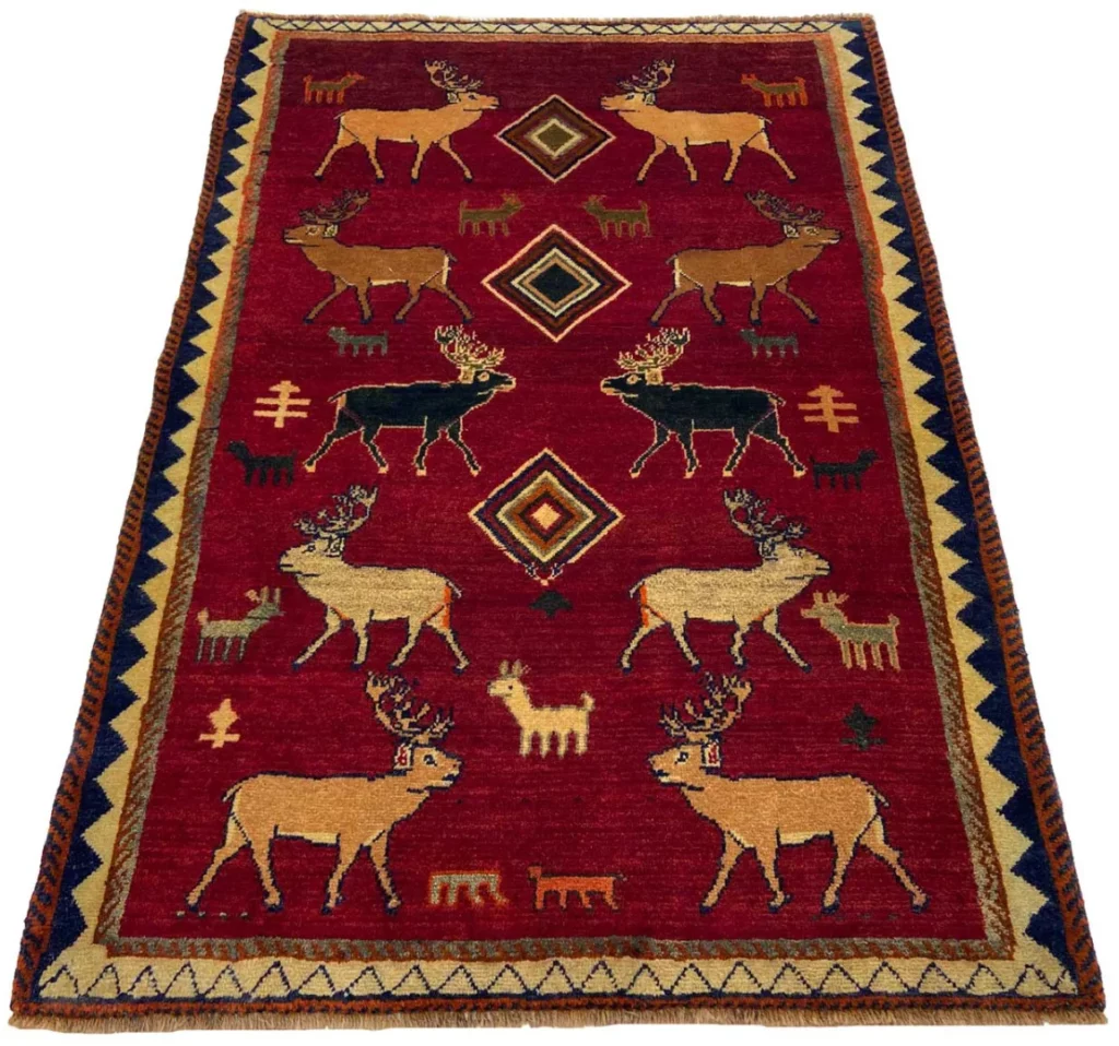 Perserteppich Fars 177 x 124 cm Wolle handgeknüpft