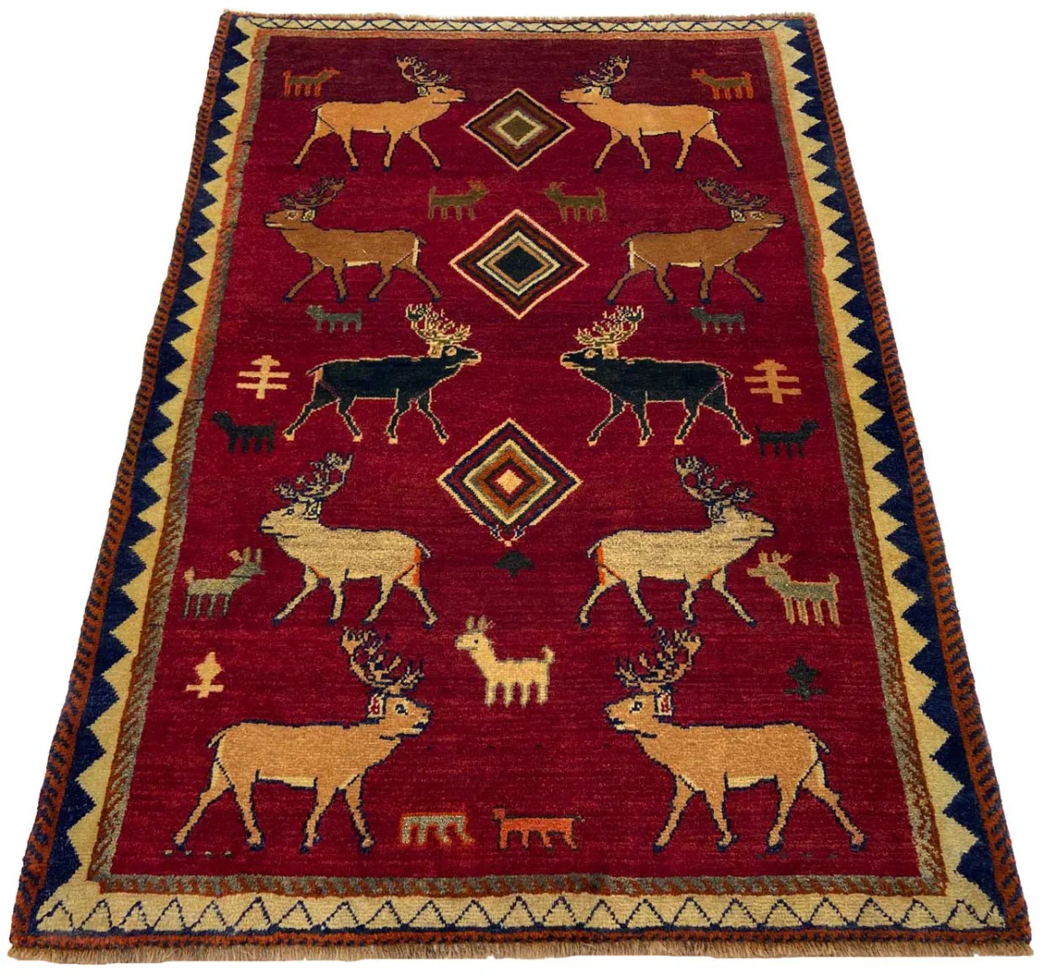Perserteppich Fars 177 x 124 cm Wolle handgeknüpft