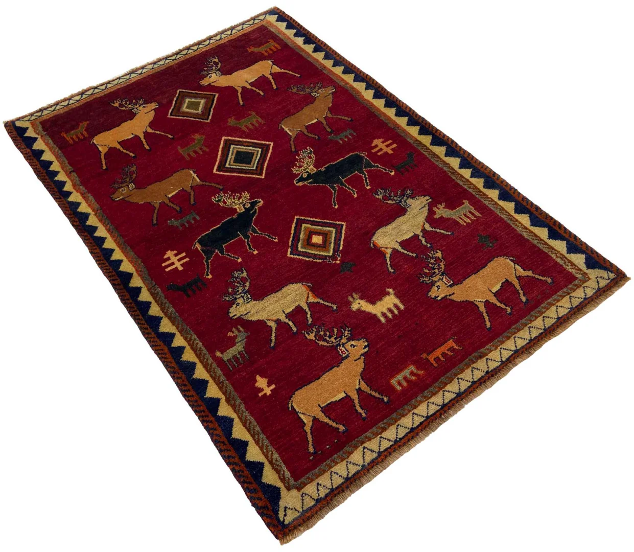 Perserteppich Fars 177 x 124 cm Wolle handgeknüpft