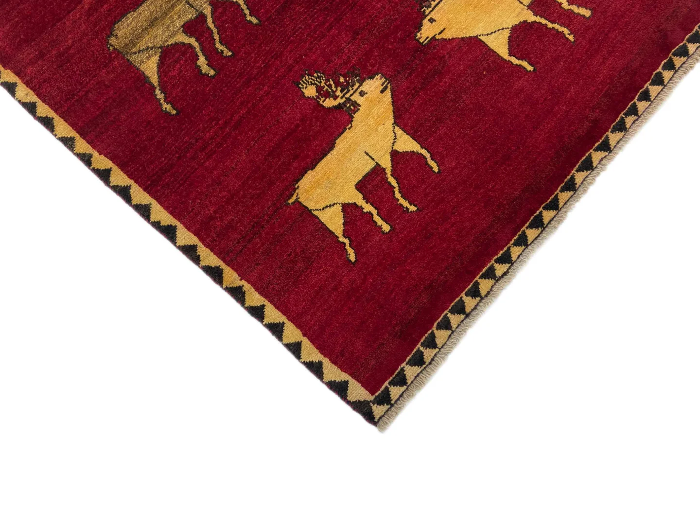 Perserteppich Fars Gabbeh 178 x 121 cm Schurwolle handgeknüpft