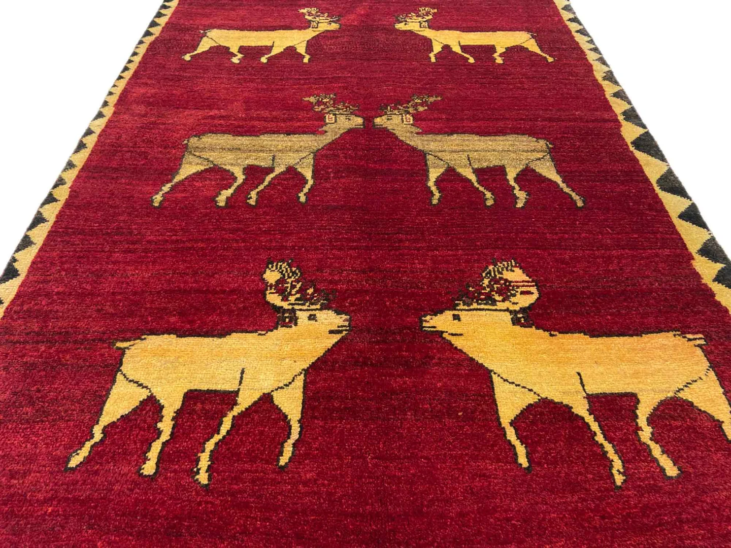 Perserteppich Fars Gabbeh 178 x 121 cm Schurwolle handgeknüpft