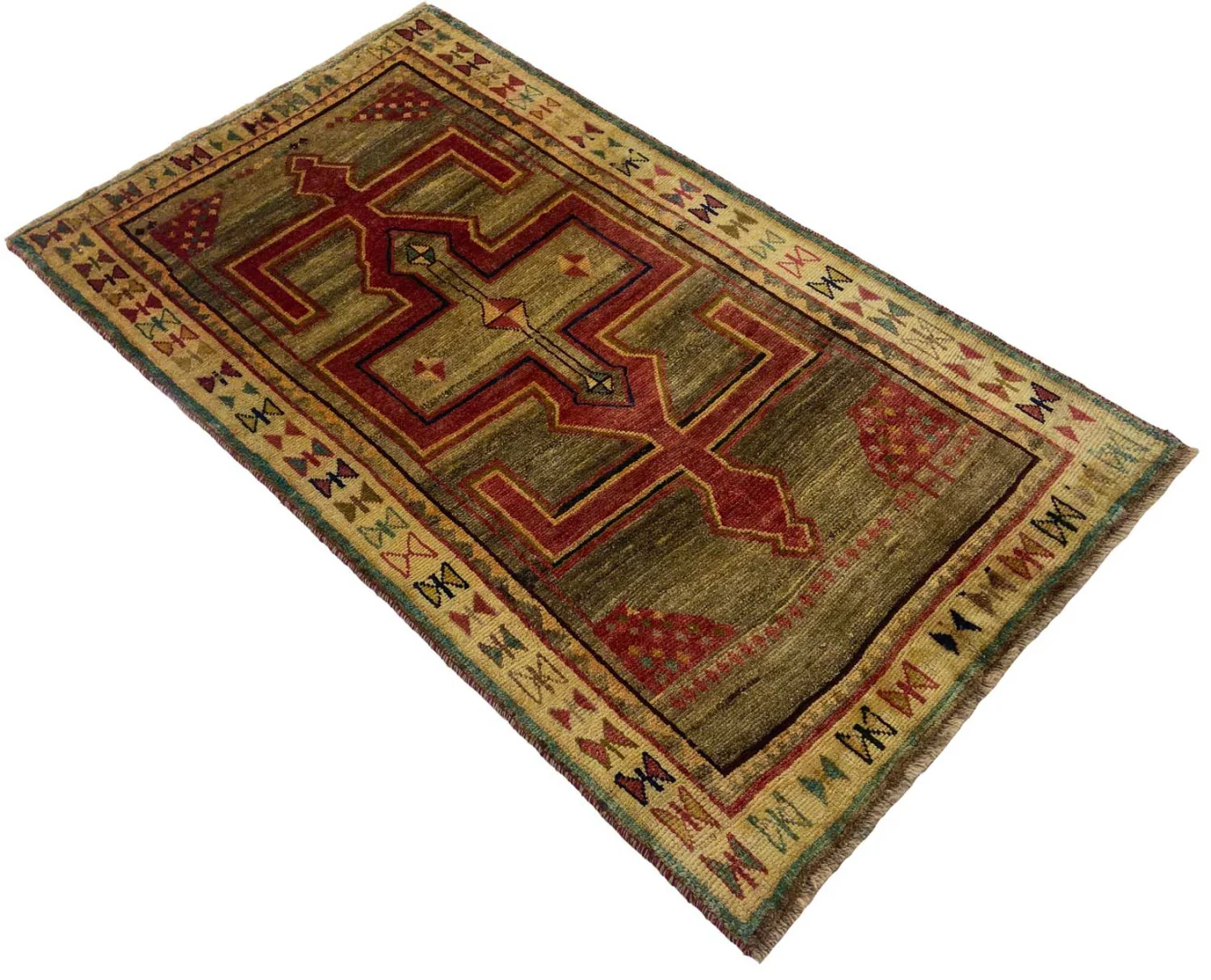 Perserteppich Fars 182 x 106 cm Schurwolle handgeknüpft