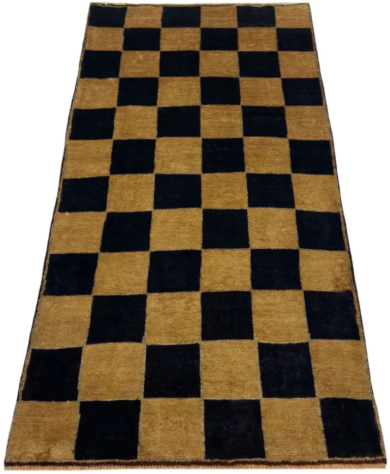 gabbeh-shuli-teppich-183-x-94-cm-90000-180000-knoten-m-ausgefallene-1 Perserteppich Gabbeh 183 x 94 cm Schurwolle handgeknüpft