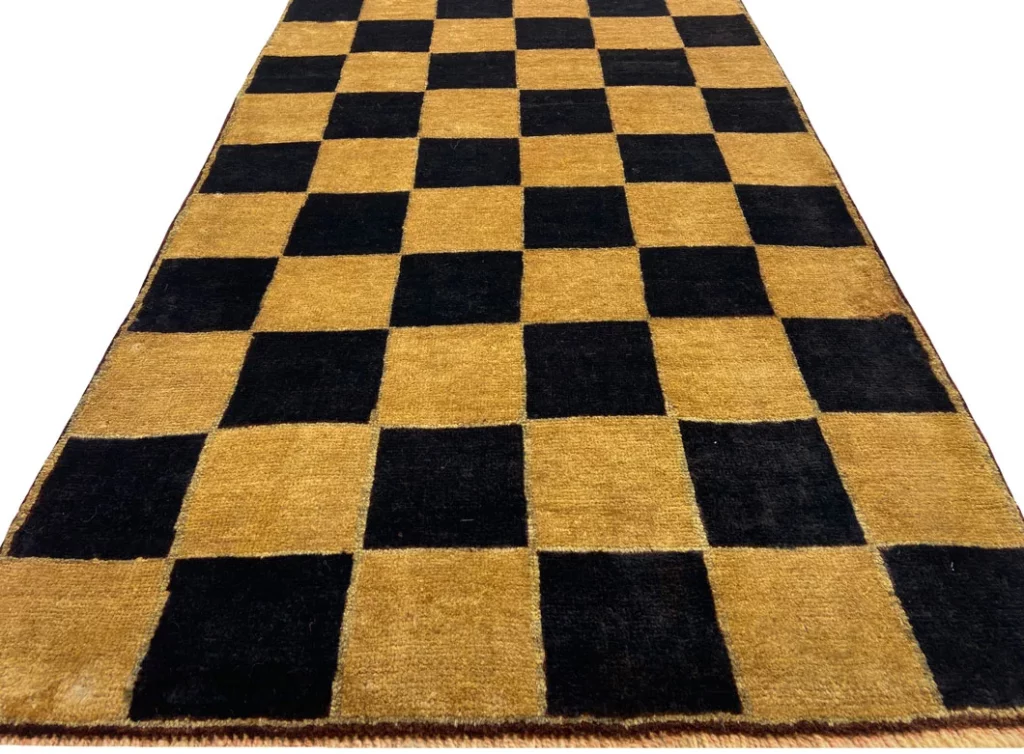 gabbeh-shuli-teppich-183-x-94-cm-90000-180000-knoten-m-ausgefallene-4 Perserteppich Gabbeh 183 x 94 cm Schurwolle handgeknüpft