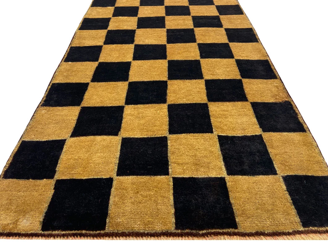 gabbeh-shuli-teppich-183-x-94-cm-90000-180000-knoten-m-ausgefallene-4 Perserteppich Gabbeh 183 x 94 cm Schurwolle handgeknüpft