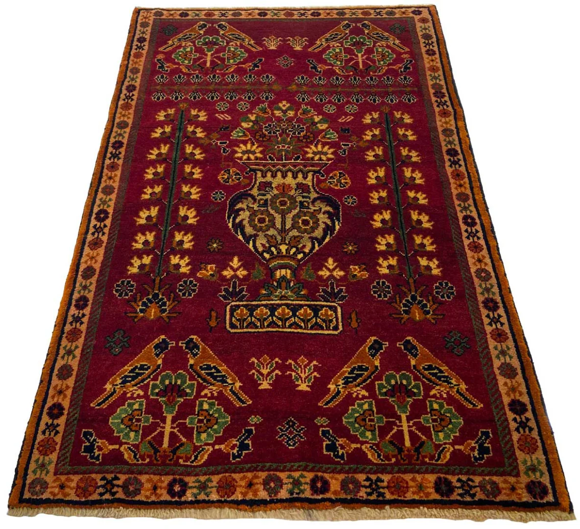 Perserteppich Fars 184 x 115 cm Wolle handgeknüpft