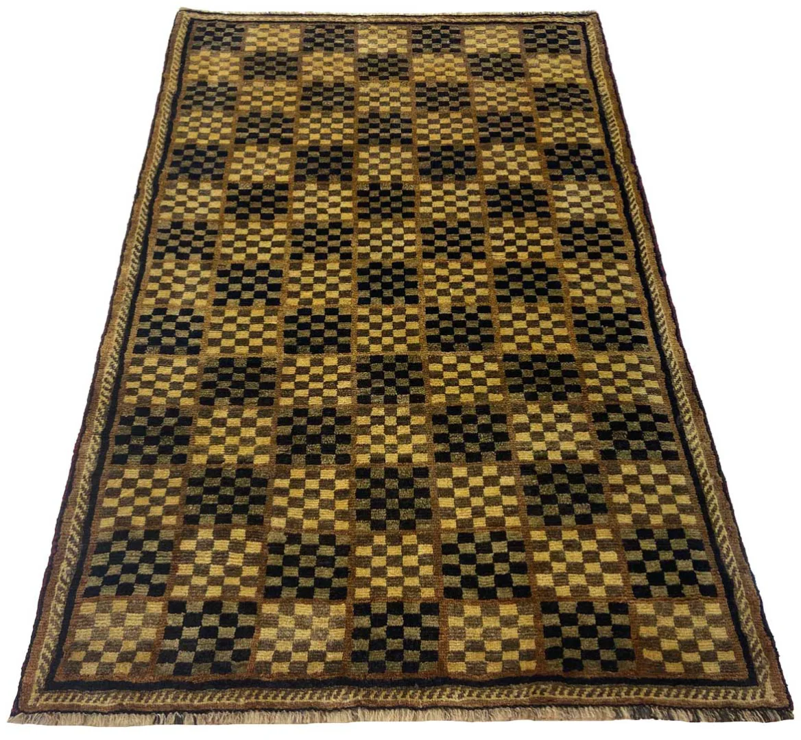 Perserteppich Gabbeh 184 x 117 cm Wolle handgeknüpft