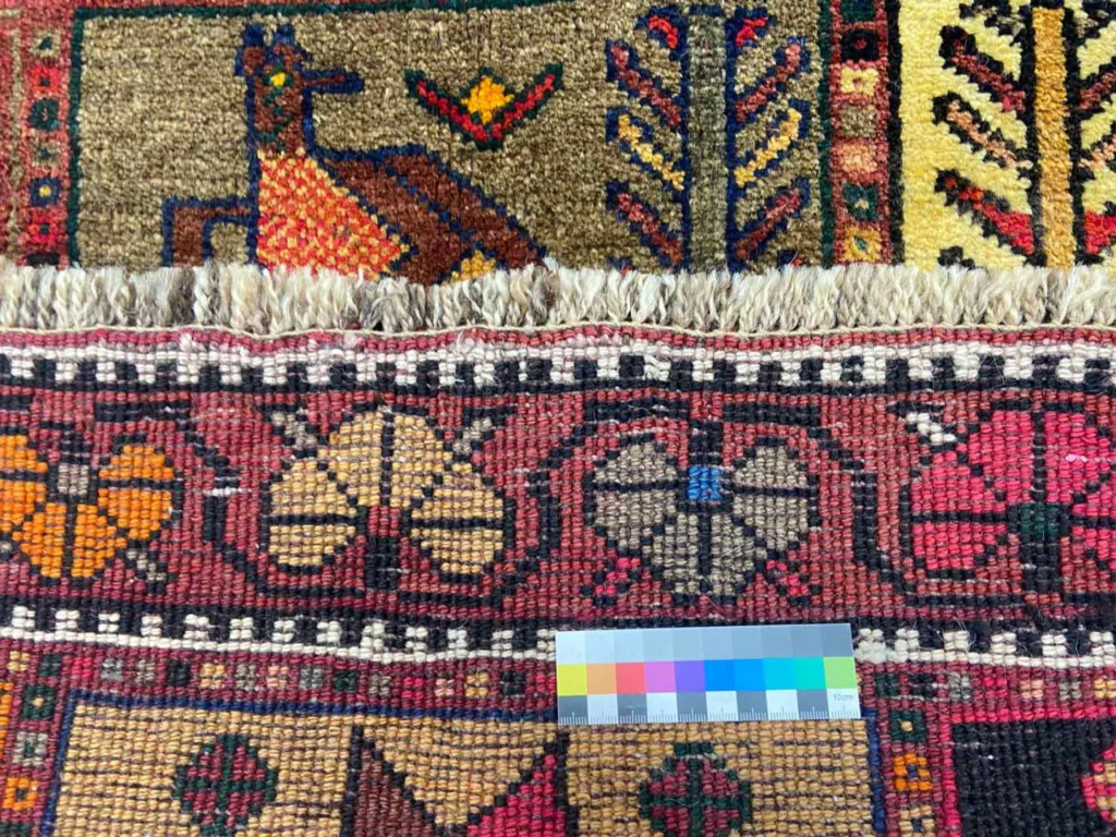 Perserteppich Gabbeh 184 x 124 cm Schurwolle handgeknüpft