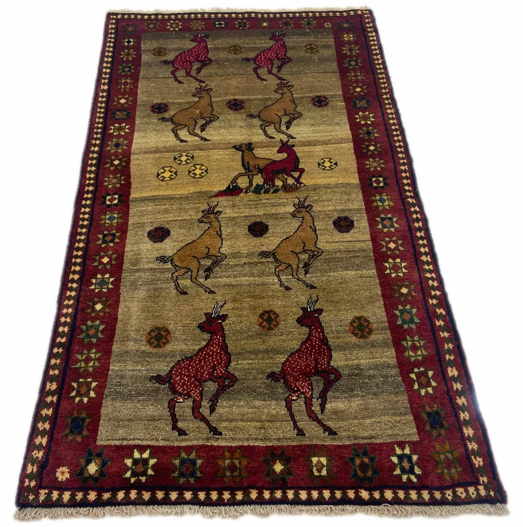 Perserteppich Fars 187 x 105 cm Wolle handgeknüpft