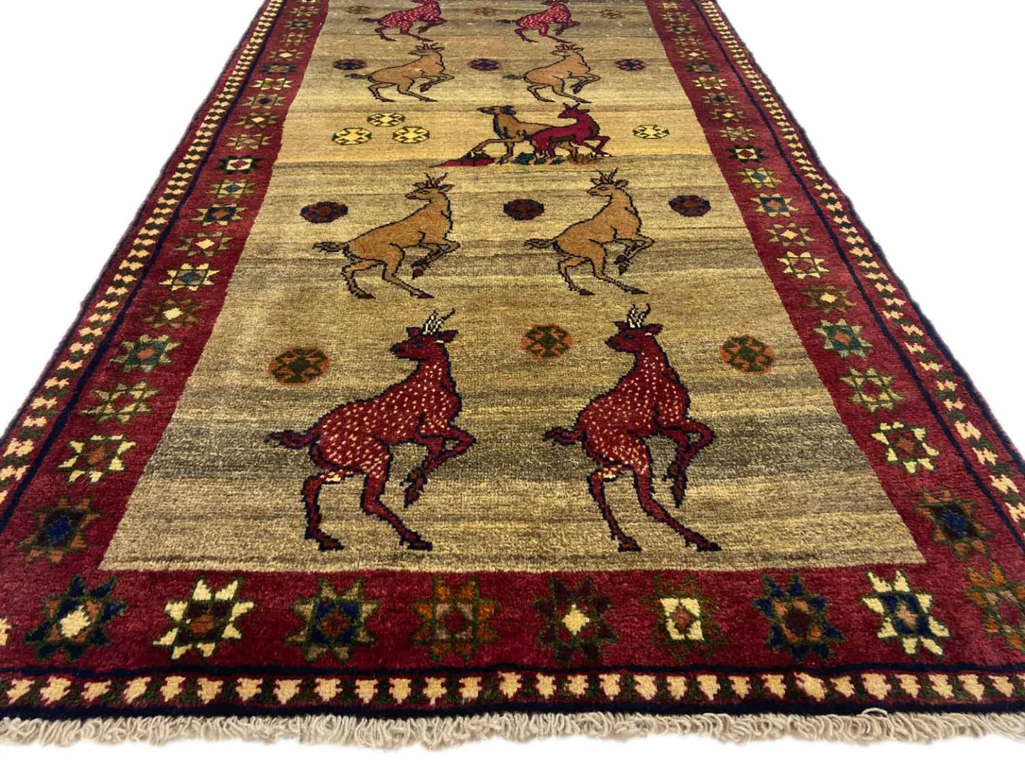 Perserteppich Fars 187 x 105 cm Wolle handgeknüpft