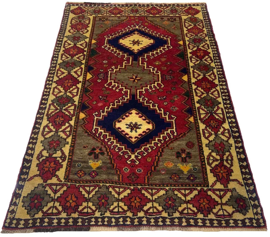 Perserteppich Fars 187 x 123 cm Wolle handgeknüpft