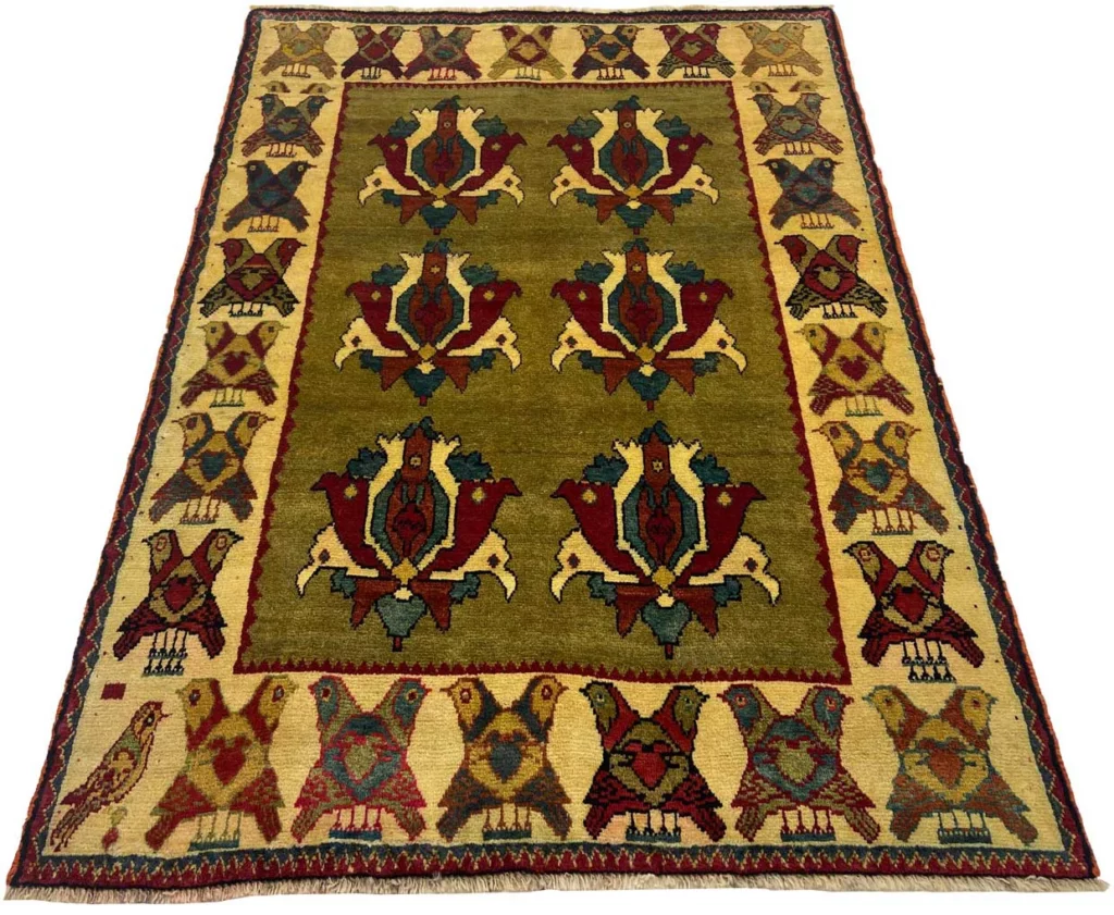 Perserteppich Fars 187 x 133 cm Wolle handgeknüpft
