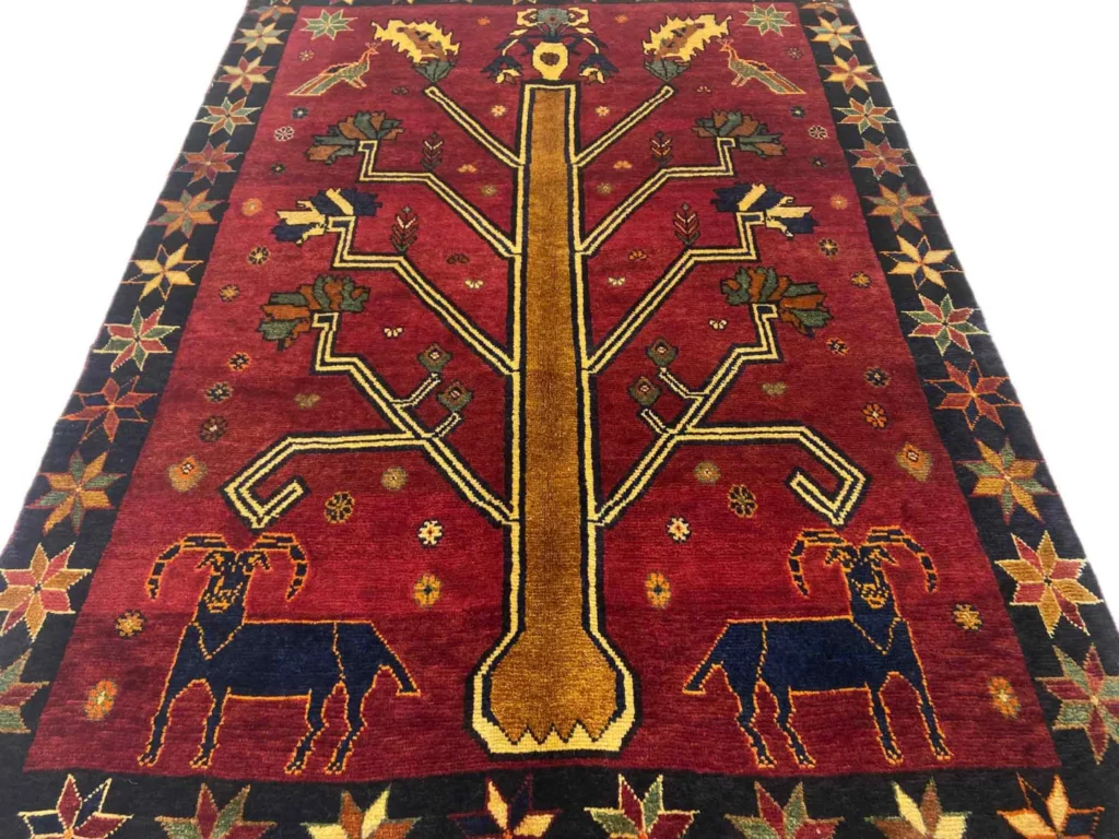 Perserteppich Fars 187 x 134 cm Wolle handgeknüpft