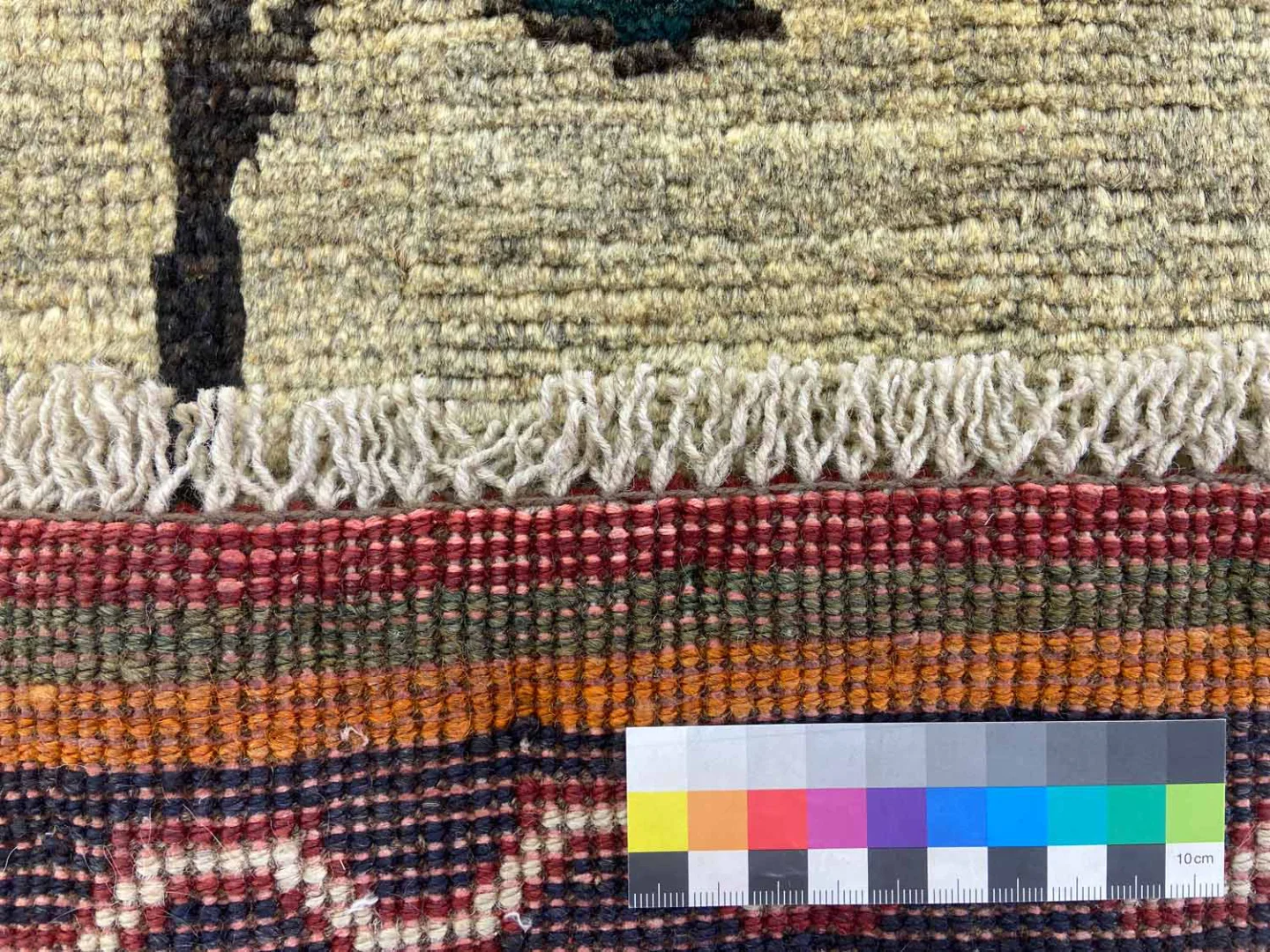 gabbeh-193-x-121-cm-gabbeh-shuli-mit-ausgefallenen-mustern-knotendichte-1-5 Perserteppich Fars 193 x 121 cm Wolle handgeknüpft