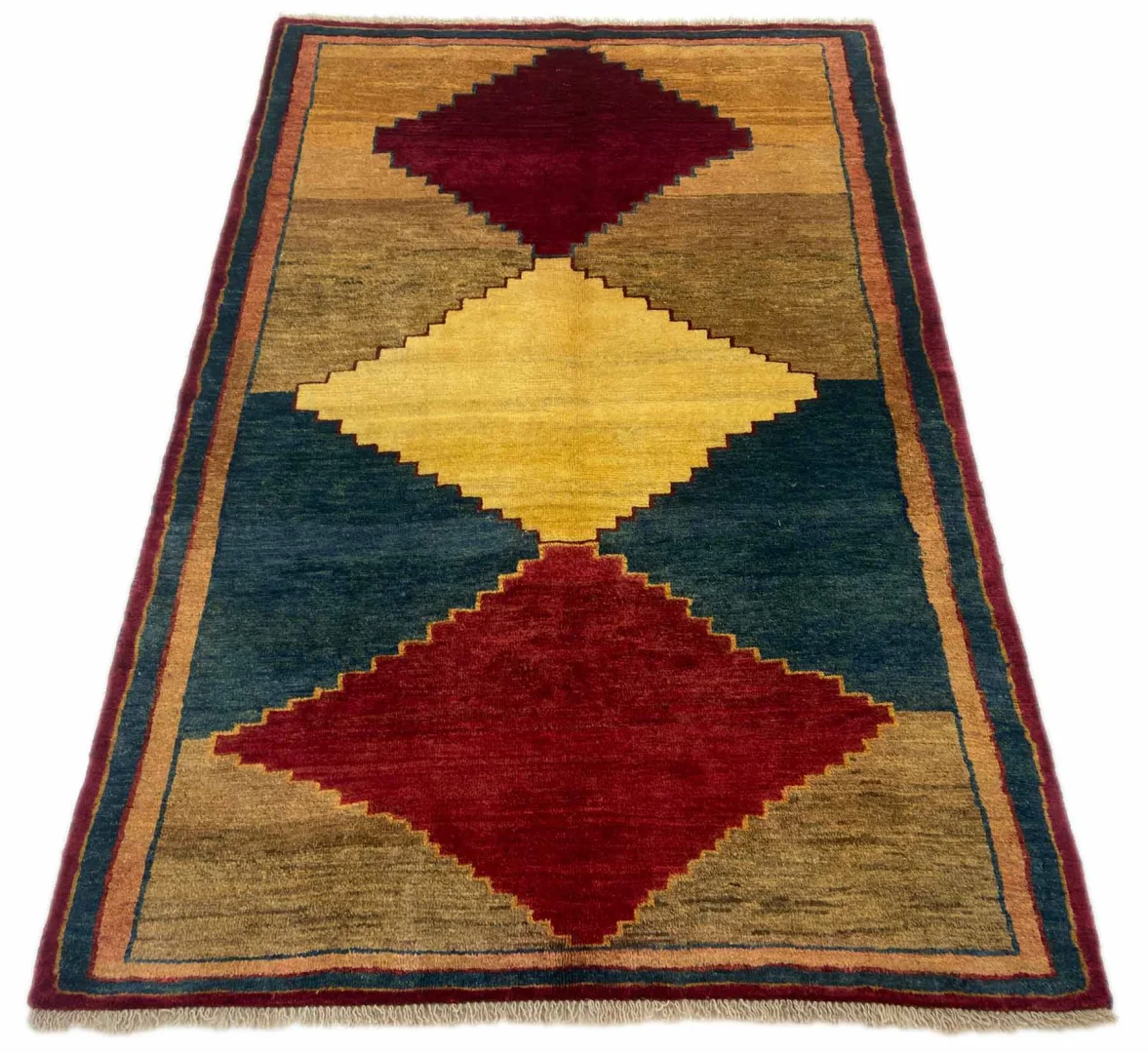 Perserteppich Fars 194 x 129 cm Wolle handgeknüpft