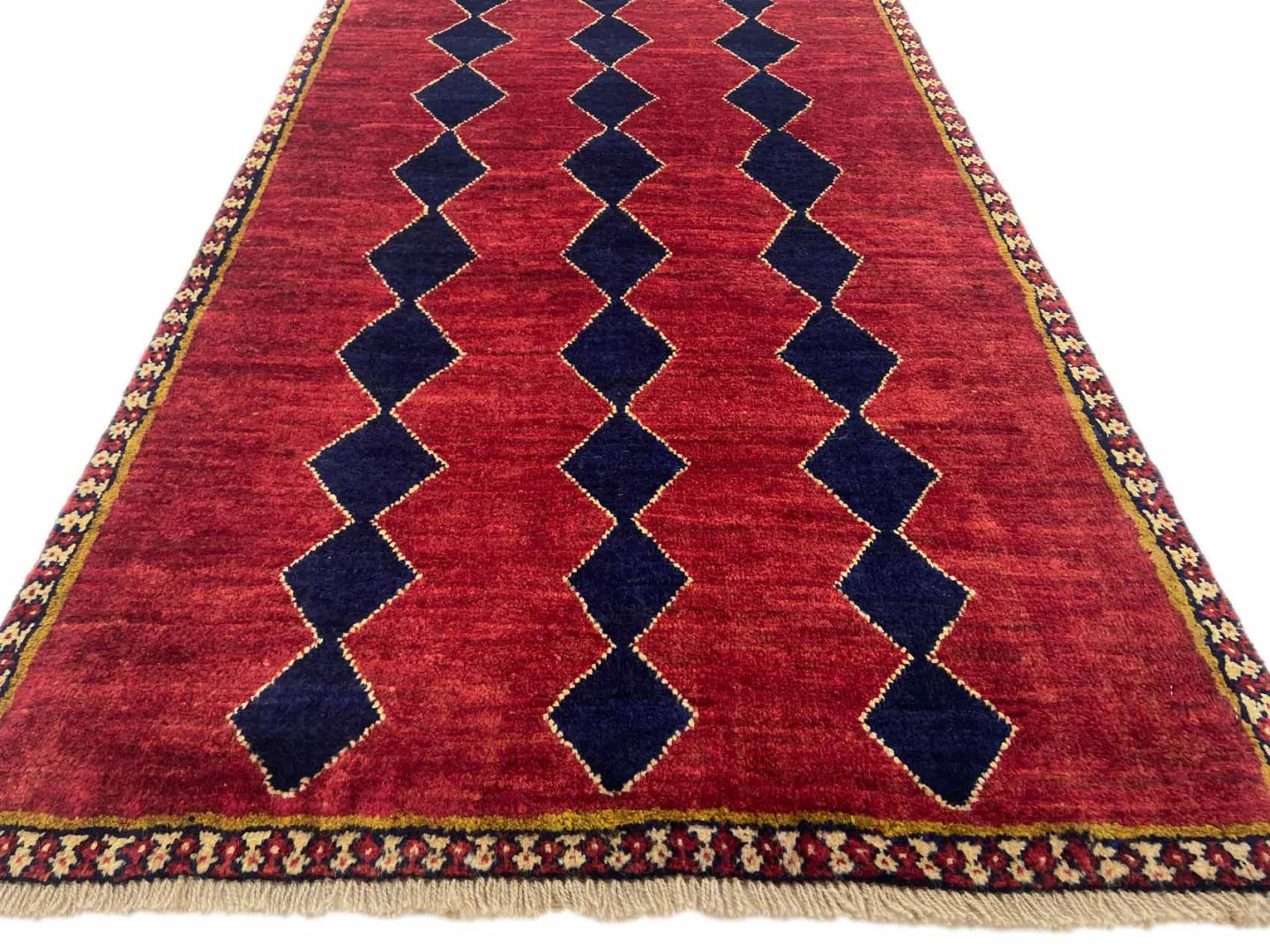 Perserteppich Fars 194 x 102 cm Schurwolle handgeknüpft