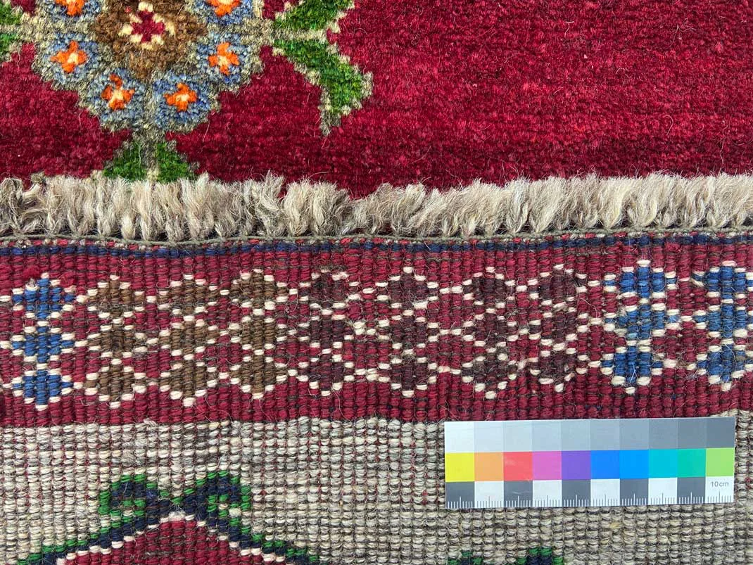 gabbeh-194-x-98-cm-gabbeh-shuli-mit-ausgefallenen-mustern-knotendichte-5 Perserteppich Fars 194 x 98 cm Wolle handgeknüpft