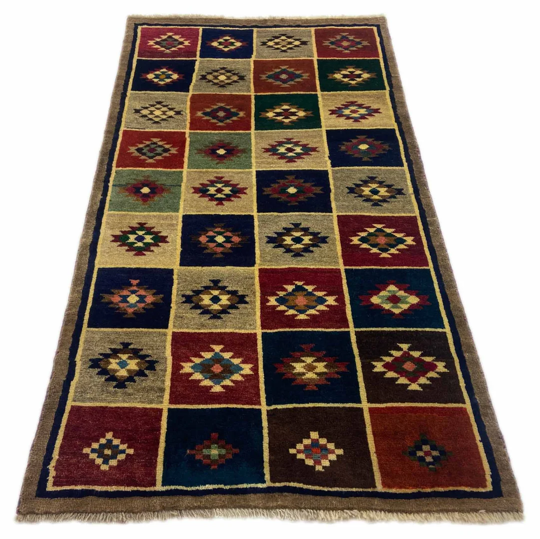 Perserteppich Fars 195 x 106 cm Schurwolle handgeknüpft