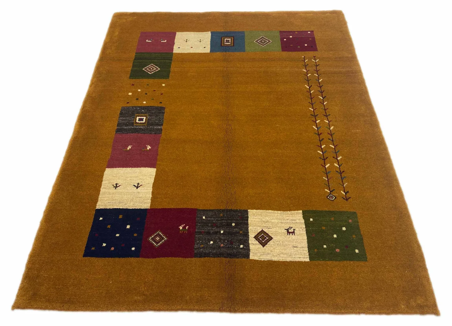 Perserteppich Fars 196 x 160 cm Wolle handgeknüpft