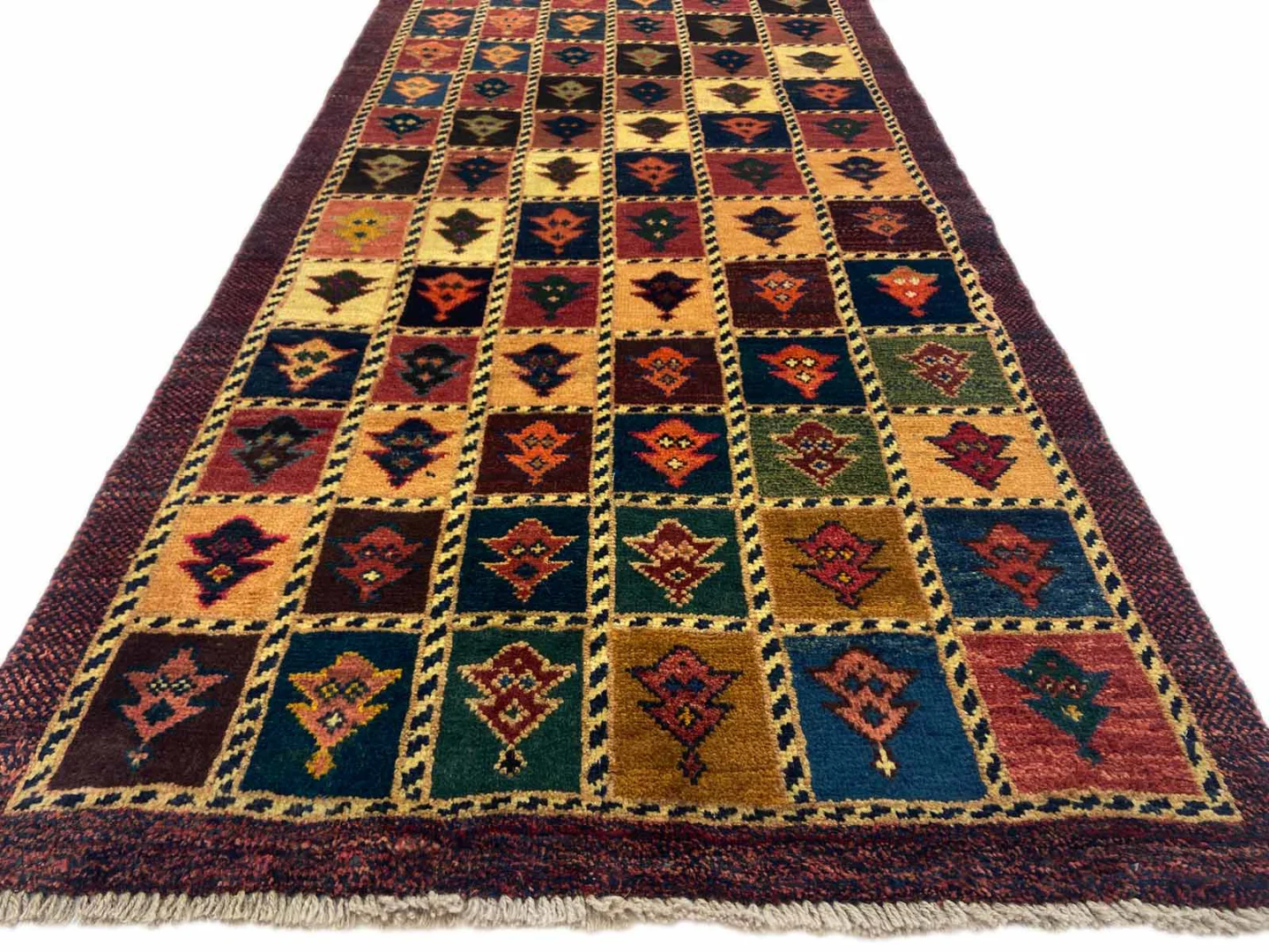 Perserteppich Fars 195 x 98 cm Wolle handgeknüpft