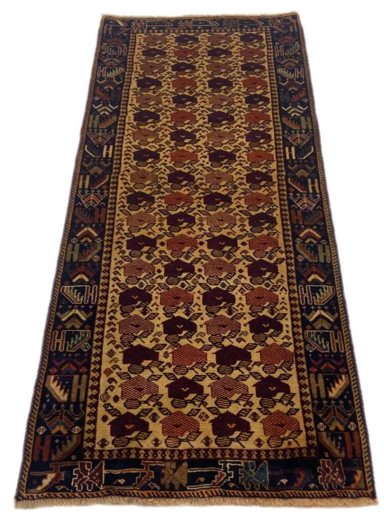 Perserteppich Fars 198 x 90 cm Schurwolle handgeknüpft