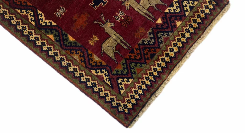 Perserteppich Fars 200 x 96 cm Schurwolle handgeknüpft