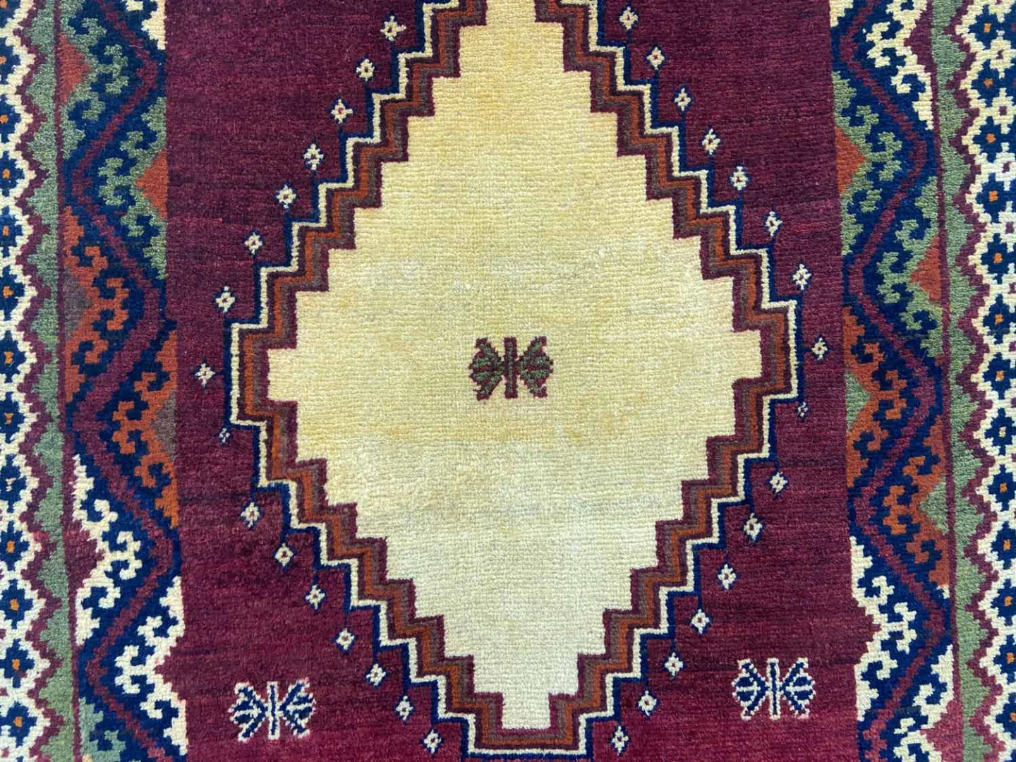 Perserteppich Fars 200 x 96 cm Schurwolle handgeknüpft