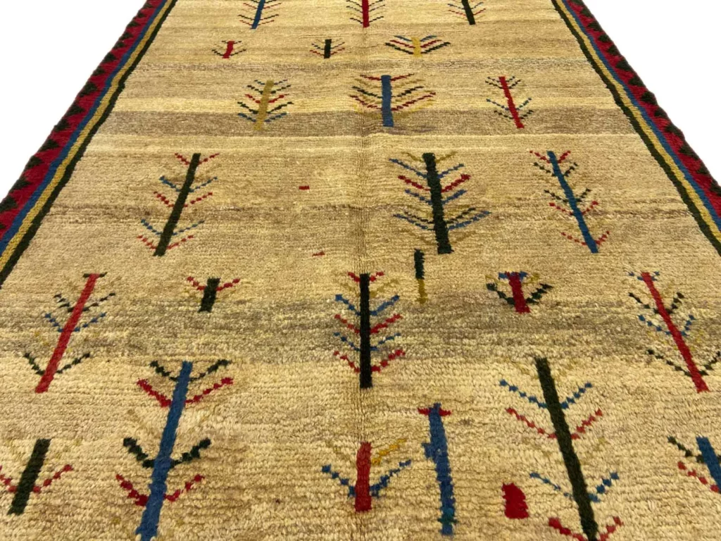 Perserteppich Fars 204 x 136 cm Schurwolle handgeknüpft