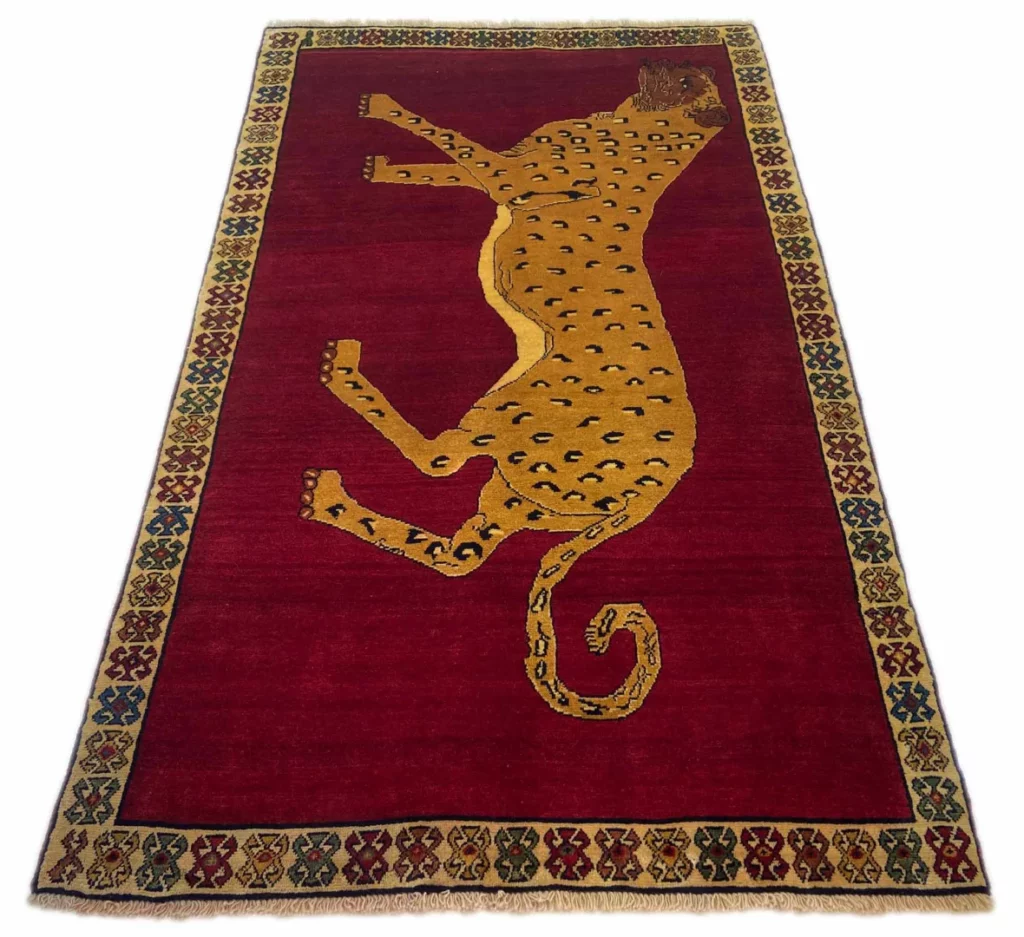 Perserteppich Fars Gabbeh 209 x 125 cm Schurwolle handgeknüpft