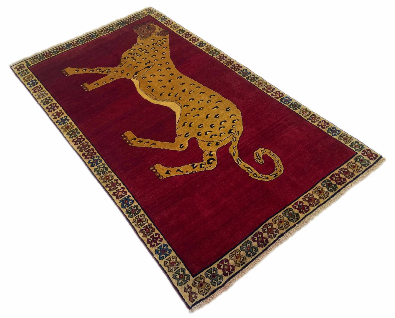 Perserteppich Fars Gabbeh 209 x 125 cm Schurwolle handgeknüpft